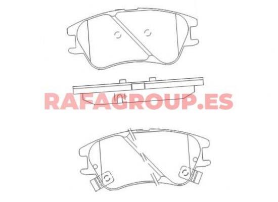 RG6822 - Pastillas de freno